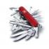  Нож Victorinox SwissChamp, 91 мм, 33 функции, полупрозрачный красный пригодится для туризма, рыбалки, охоты и повседневного использования, фото  (1) 