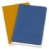  Набор 2 блокнота Moleskine Volant Pocket, 80 стр., синий/желтый, нелинованный пригодится для туризма, рыбалки, охоты и повседневного использования, фото  (1) 