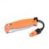  Нож Ganzo G7412P-WS оранжевый пригодится для туризма, рыбалки, охоты и повседневного использования, фото  (3) 