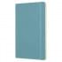  Блокнот Moleskine Classic Soft Large, 192 стр., голубой, в линейку пригодится для туризма, рыбалки, охоты и повседневного использования, фото  (1) 