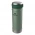  Термокружка с кофе прессом Stanley 0,47 л, зеленая пригодится для туризма, рыбалки, охоты и повседневного использования, фото  (1) 