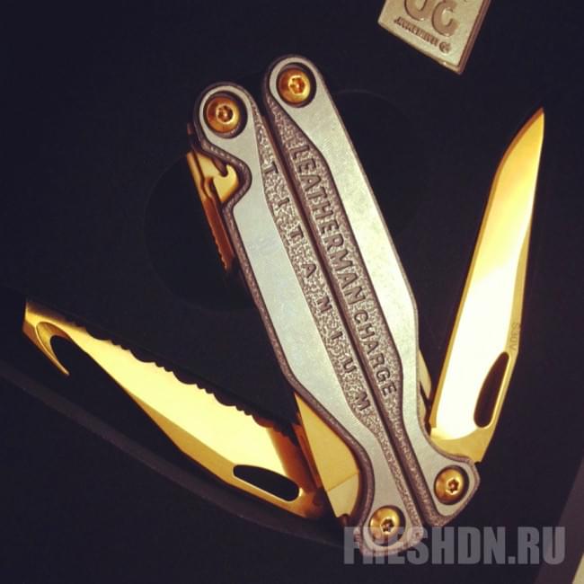 Мультитул Leatherman Charge TTi gold золотой (24к) - купить в Москве насайте FreshDirection
