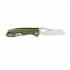  Нож Honey Badger Wharnclever M с зелёной рукоятью пригодится для туризма, рыбалки, охоты и повседневного использования, фото  (2) 
