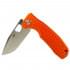  Нож складной туристический Honey Badger Tanto L с оранжевой рукоятью пригодится для туризма, рыбалки, охоты и повседневного использования, фото  (2) 