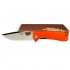  Нож складной туристический Honey Badger Tanto L с оранжевой рукоятью пригодится для туризма, рыбалки, охоты и повседневного использования, фото  (4) 