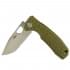  Нож складной туристический Honey Badger Tanto L с зелёной рукоятью пригодится для туризма, рыбалки, охоты и повседневного использования, фото  (1) 