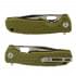  Нож складной туристический Honey Badger Tanto L с зелёной рукоятью пригодится для туризма, рыбалки, охоты и повседневного использования, фото  (2) 