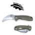  Нож складной туристический Honey Badger Сlaw L с зелёной рукоятью пригодится для туризма, рыбалки, охоты и повседневного использования, фото  (1) 