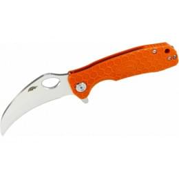 Нож складной туристический Honey Badger Сlaw M с оранжевой рукоятью