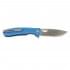  Нож складной туристический Honey Badger Flipper D2 L с голубой рукоятью пригодится для туризма, рыбалки, охоты и повседневного использования, фото  (1) 