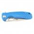  Нож складной туристический Honey Badger Flipper D2 L с голубой рукоятью пригодится для туризма, рыбалки, охоты и повседневного использования, фото  (3) 