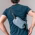  Складная поясная/плечевая сумка MATADOR ReFraction Sling 2L голубая пригодится для туризма, рыбалки, охоты и повседневного использования, фото  (2) 