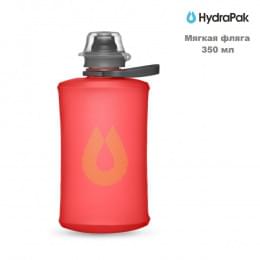 Фляга для воды мягкая HydraPak Stow 0,35 L красная