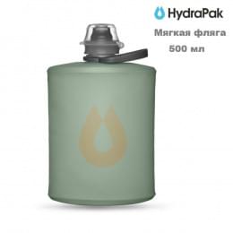 Фляга для воды мягкая HydraPak Stow 0,5 L зелёная