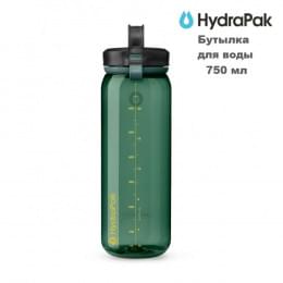 Бутылка для воды HYDRAPAK Recon Clip & Carry 0,75L зелёная