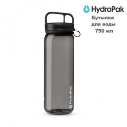 Бутылка для воды HYDRAPAK Recon Clip & Carry 0,75L серая