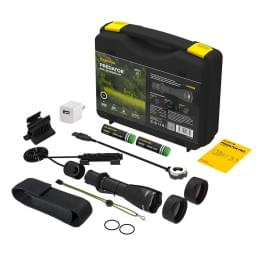 Фонарь светодиодный тактический Armytek Predator Pro Extended Set (Набор), холодный свет, аккумулятор