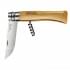  Нож Opinel №10, рукоять из бука, со штопором пригодится для туризма, рыбалки, охоты и повседневного использования, фото  (5) 